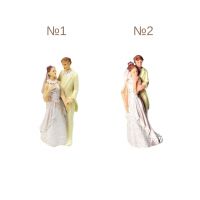 Свадебная фигурка пара, 14 см - вид 1 миниатюра