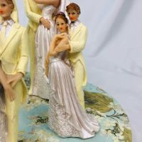 Свадебная фигурка пара, 14 см - вид 2 миниатюра