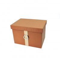 Коробка-органайзер с крышкой, 33,5 х 24 х 22,5 см, экокожа, коричневый, Z8-6 Коробка-органайзер с крышкой, 33,5 х 24 х 22,5 см, экокожа, коричневый, Z8-6