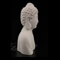 Гипсовый бюст Будда, h24 см - вид 4 миниатюра