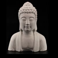 Гипсовый бюст Будда, h24 см - вид 1 миниатюра