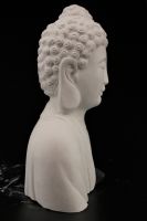 Гипсовый бюст Будда, h24 см - вид 2 миниатюра