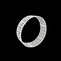 Металлическая основа Кольцо ажурное №4, d100 см, М84-18 - вид 3 миниатюра