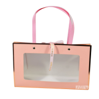 Коробка Сумочка Fashion 27 х 9 х 16 см, 10 шт, розовый - вид 1 миниатюра