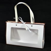 Коробка Сумочка Fashion 27 х 9 х 16 см, 10 шт, белый - вид 1 миниатюра