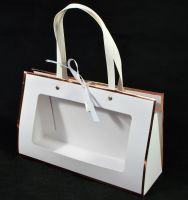 Коробка Сумочка Fashion 27 х 9 х 16 см, 10 шт, белый - вид 2 миниатюра