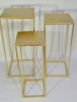 Подставка для цветочных композиций, набор из 3 шт, металл W104-6 - вид 1 миниатюра