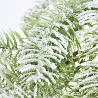 Ветка еловая искусственная со снегом, 65 см, W35-37 - вид 2 миниатюра