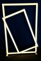 Декоративная металлическая конструкция со светодиодной лентой Фоторамка, 204 х 138 см, ВхШ, М92-7 - вид 1 миниатюра