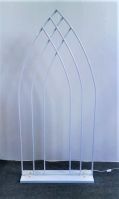 Декоративная металлическая конструкция со светодиодной лентой "Готика", 218 х 100 см, ВхШ, М92-4 - вид 1 миниатюра