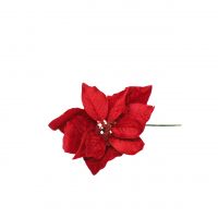 Цветок искусственный Пуансеттия h20см, FA10-1 Цветок искусственный Пуансеттия h20см, FA10-1