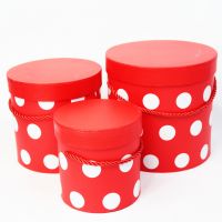 Коробка цилиндр Горох, набор из 3 шт, Z3-9/20-24 Коробка цилиндр Горох, набор из 3 шт, Z3-9/20-24