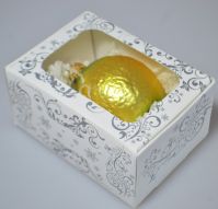 Елочное украшение Лимон, 7,5 см, стекло - вид 2 миниатюра