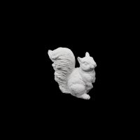 Гипсовая фигурка Белочка h9 см, белый - вид 2 миниатюра