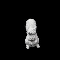 Гипсовая фигурка Белочка h9 см, белый - вид 4 миниатюра
