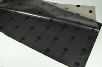 Пленка в листах Горох, черный, 20 шт, W80-14 - вид 1 миниатюра