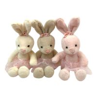 Мягкая игрушка Зайка в юбочке h40 см, FA29-6 Мягкая игрушка Зайка в юбочке h40 см, FA29-6