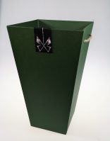 Коробка для цветов Трапеция, 30 см х 18 см, М68-9 - вид 1 миниатюра