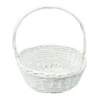 Корзина круглая XL, 50 х 50 х h18 см, белый, 7279 Корзина круглая XL, 50 х 50 х h18 см, белый, 7279