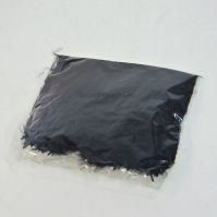 Перо декоративное h13 см, черный - вид 1 миниатюра