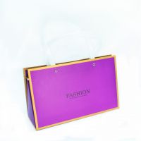 Коробка Сумочка Fashion 27 х 9 х 16 см, 10 шт, сливовый - вид 1 миниатюра