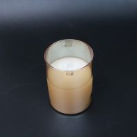 Свеча светодиодная в стеклянной колбе, h9.5 х d7.5 см, золотая дымка, Z19-4 - вид 3 миниатюра