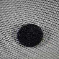 Фатин Горох 50 см х 5 ярдов, черный, W94-1 - вид 2 миниатюра