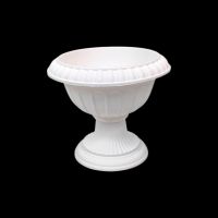 Вазон пластиковый h18,5 см, белый, FA30-27 Вазон пластиковый h18,5 см, белый, FA30-27