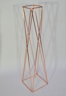 Подставка для цветочных композиций, металл,  розовое золото, W111-6 Подставка для цветочных композиций, металл,  розовое золото, W111-6