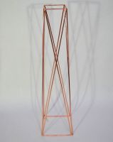 Подставка для цветочных композиций, металл, розовое золото, W111-6 - вид 2 миниатюра