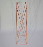 Подставка для цветочных композиций, металл, розовое золото, W111-6 - вид 3 миниатюра