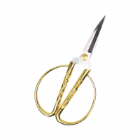 Ножницы золотые для флористов средние, длина лезвия 7.5 см, М65-1 - вид 1 миниатюра