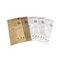 Пленка в листах Цветочные Новости, 58 х 58 см, 20 шт, FA38-8 Пленка в листах Цветочные Новости, 58 х 58 см, 20 шт, FA38-8