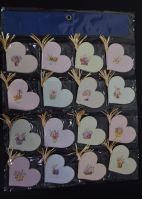 Набор открыток сердце Цветы, 10 х 9 см, 112 шт, W97-1 - вид 2 миниатюра