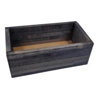 Ящик деревянный L, 60 х 15.5 х 10 см, темный дуб Ящик деревянный L, 60 х 15.5 х 10 см, темный дуб