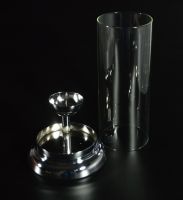 Подсвечник с колбой h22,5 см, серебро, W82-10 - вид 2 миниатюра