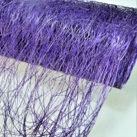 Сизалевое полотно 48 см х 9 м, фиолетовый - вид 1 миниатюра