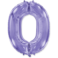 Шар фольгированный Цифра 40"/102 см, Lilac Шар фольгированный Цифра 40"/102 см, Lilac