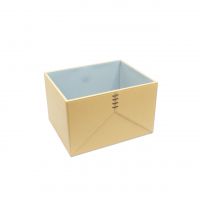 Коробка-органайзер без крышки, 35 х 22 х 28 см, экокожа, бежевый, Z8-2 Коробка-органайзер без крышки, 35 х 22 х 28 см, экокожа, бежевый, Z8-2