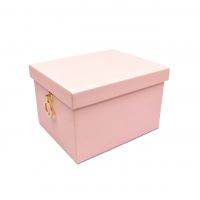 Коробка-органайзер с крышкой, 28,5 х 23 х 18 см, экокожа, розовый, Z8-3 Коробка-органайзер с крышкой, 28,5 х 23 х 18 см, экокожа, розовый, Z8-3