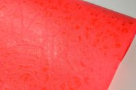 Фетр ламинированный Мрамор, 54 см х 10 ярдов, красный, W79-5 - вид 1 миниатюра