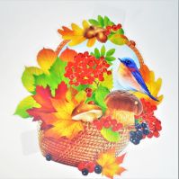 Плакат Осенние листья 369 мм х 344 мм - вид 2 миниатюра