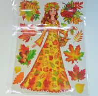 Набор наклеек Осенняя тематика - вид 3 миниатюра