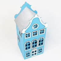 Интерьерный домик Амстердам, 170 х 156 х h365 мм, голубой, L - вид 1 миниатюра
