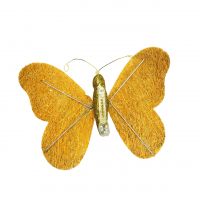 Бабочка на прищепке 18 см, 1 шт - вид 2 миниатюра