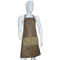 Фартук для флориста с двумя накладными карманами 85 х 89 см, кожзам, коричневый Фартук для флориста с двумя накладными карманами 85 х 89 см, кожзам, коричневый