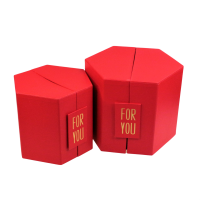 Коробка шестигранная 2 в 1 For you, набор из 2 шт, Z3-38 - вид 2 миниатюра