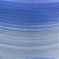 Кашпо керамическое с поддоном, набор из 3 шт, синий/голубой, Z1-26 - вид 1 миниатюра