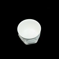 Кашпо керамическое Азия, h9 х d11,5 см, белый, Z1-30 - вид 1 миниатюра