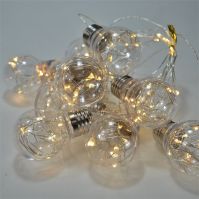 Гирлянда светодиодная Лампочки 5 м, 10 лампочек, М42-5 - вид 1 миниатюра